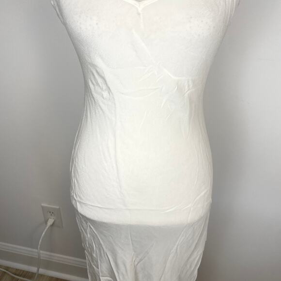 St. Roche Spaghetti Strap Midi Dress Slip In White Size 10 New - Picture 4 of 14